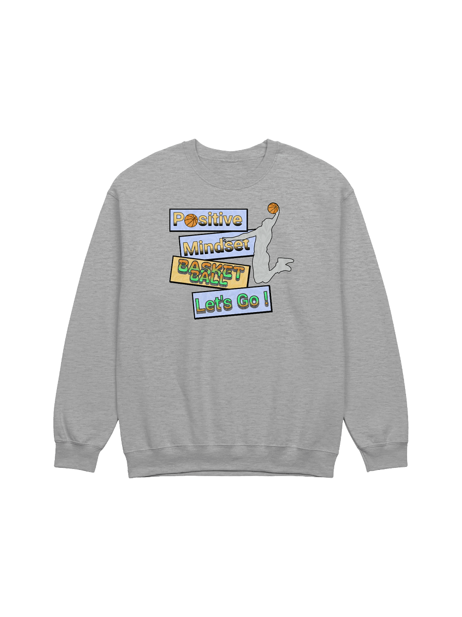 Positive Mindset Basketball Let's Go! Crewneck Sweatshirt product image (13)