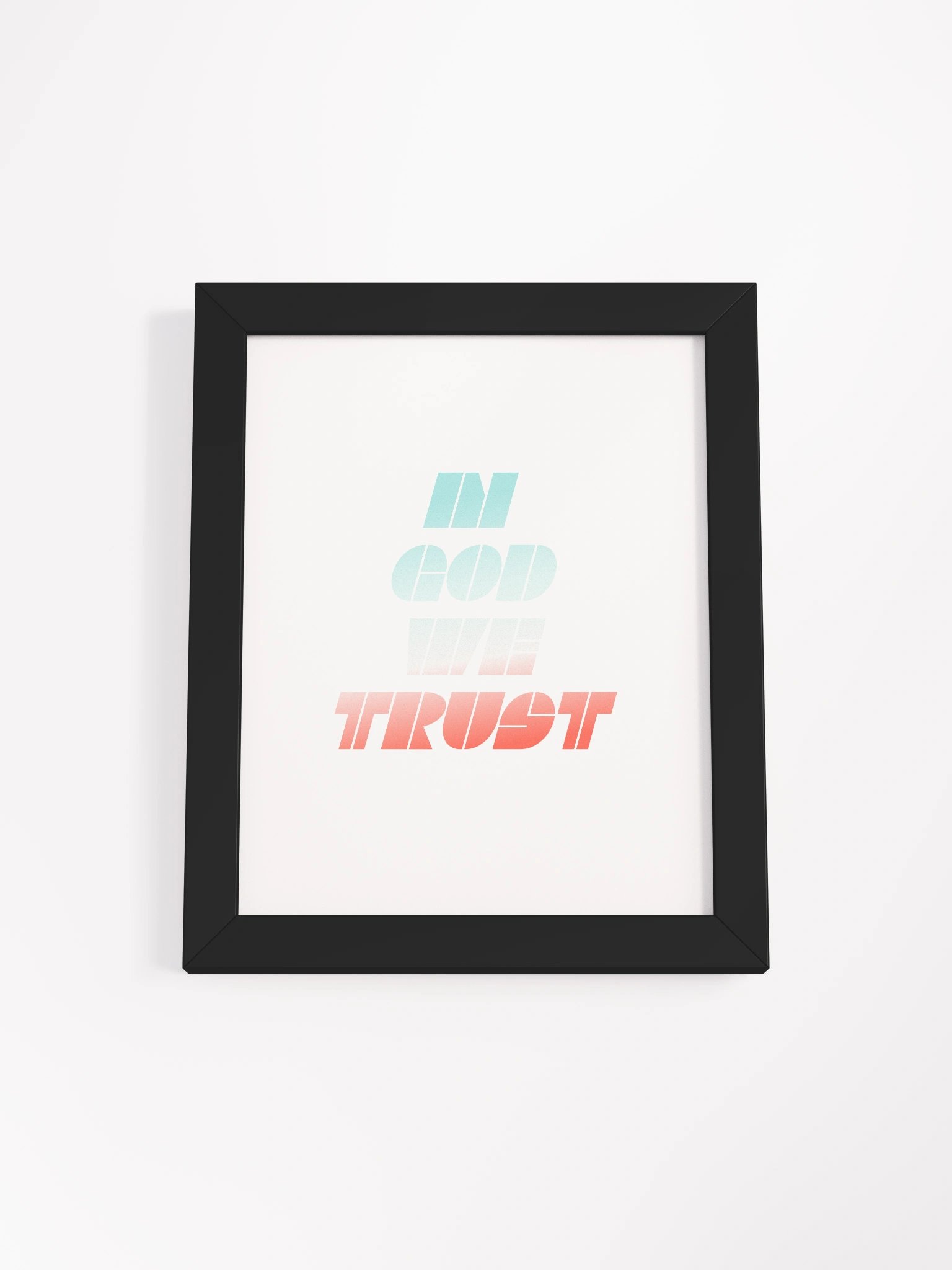 In God We Trust Wall Art Print product image (1)