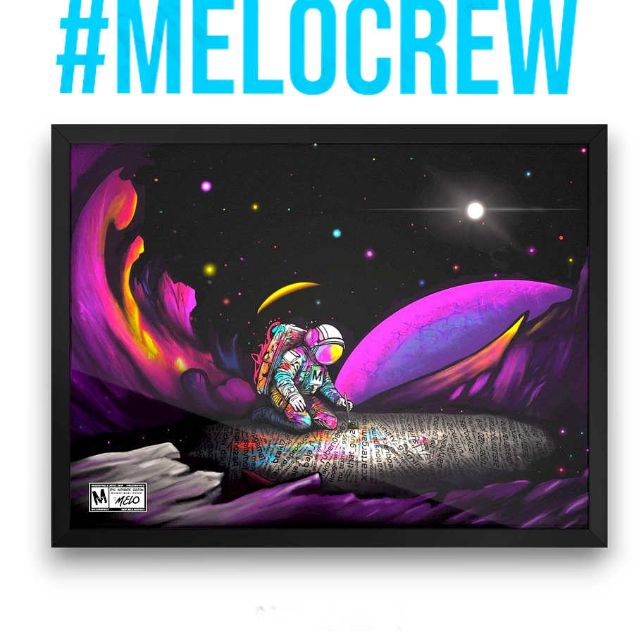 [#MELOtober 2023] Personalized MELO CREW Founders - Framed Poster | #MadeByMELO product image (2)