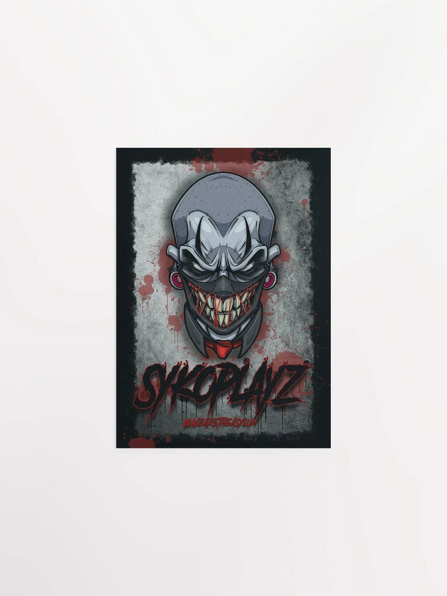 SykoPlayz Red Bloody Poster product image (5)