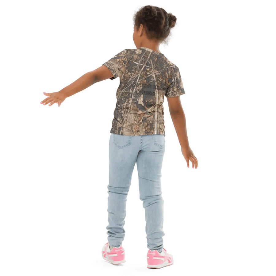 Kids Crew Neck T-Shirt - Dead Split - It Happennnns Camo product image (9)