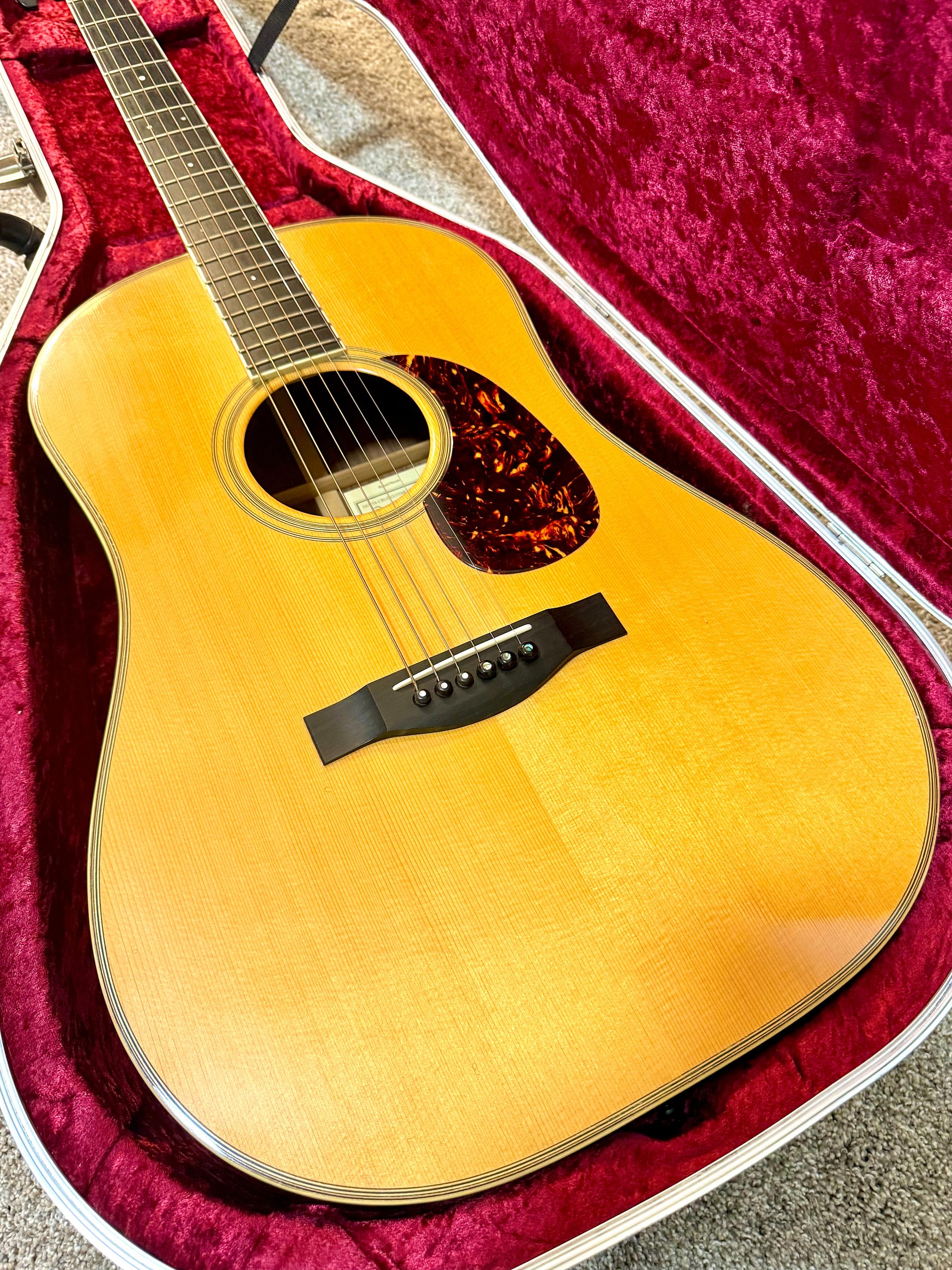 1994 Santa Cruz D-1155 "CUSTOM D MODEL" German Spruce Top Dreadnought + OHSC product image (1)