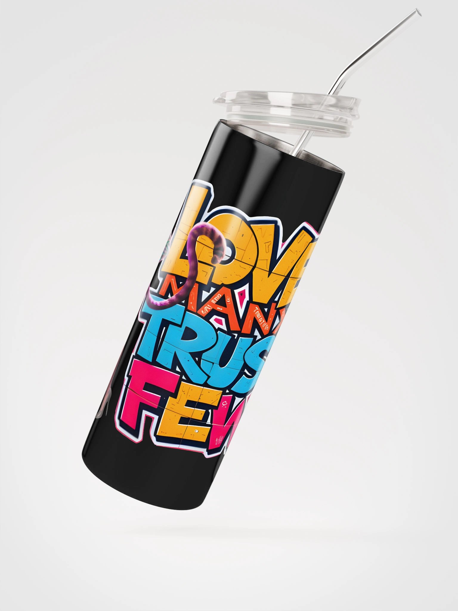 Confident Cat Stainless Steel Tumbler product image (2)