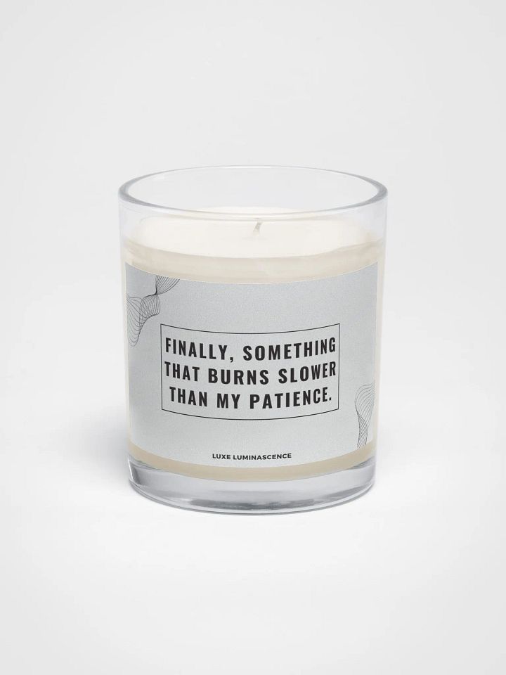 Patience Burner Funny Quote Candles product image (1)