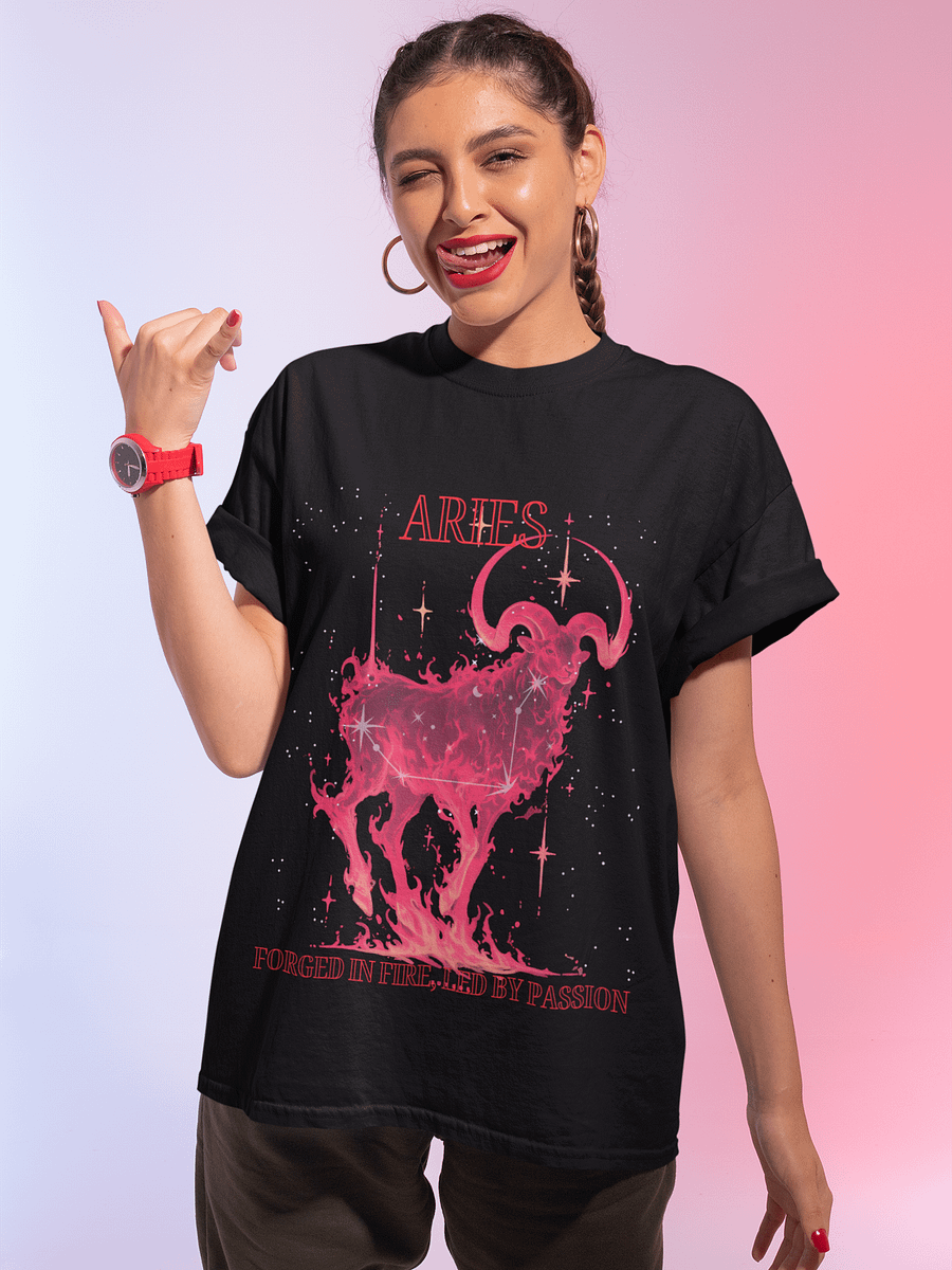 Aries: Forged in Fire, Led by Passion Tee product image (1)