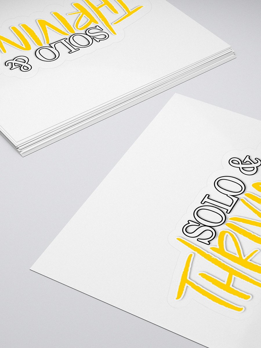 SOLO & THRIVING Kiss Cut Stickers product image (4)