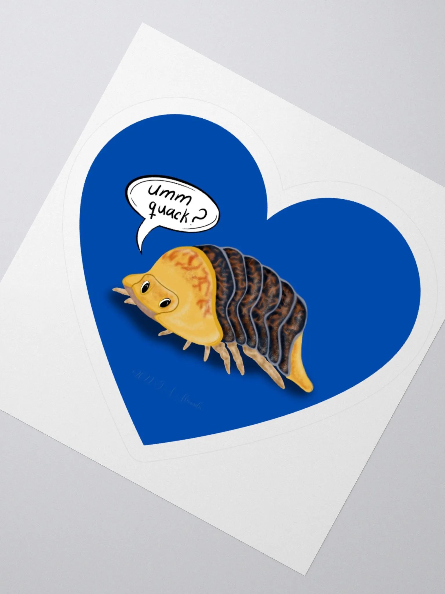 Cubaris SP Rubber Ducky Isopod Sticker product image (4)