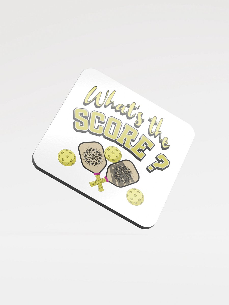 Whats The Score Pickleball Stylish Paddle Coaster Set product image (1)