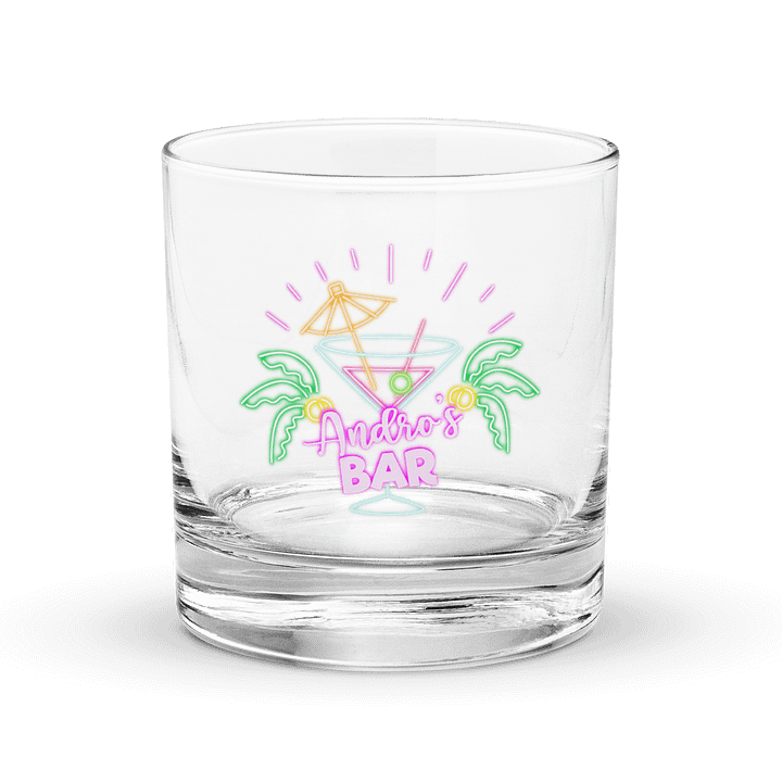 Andro's Bar Rocks Glass product image (1)