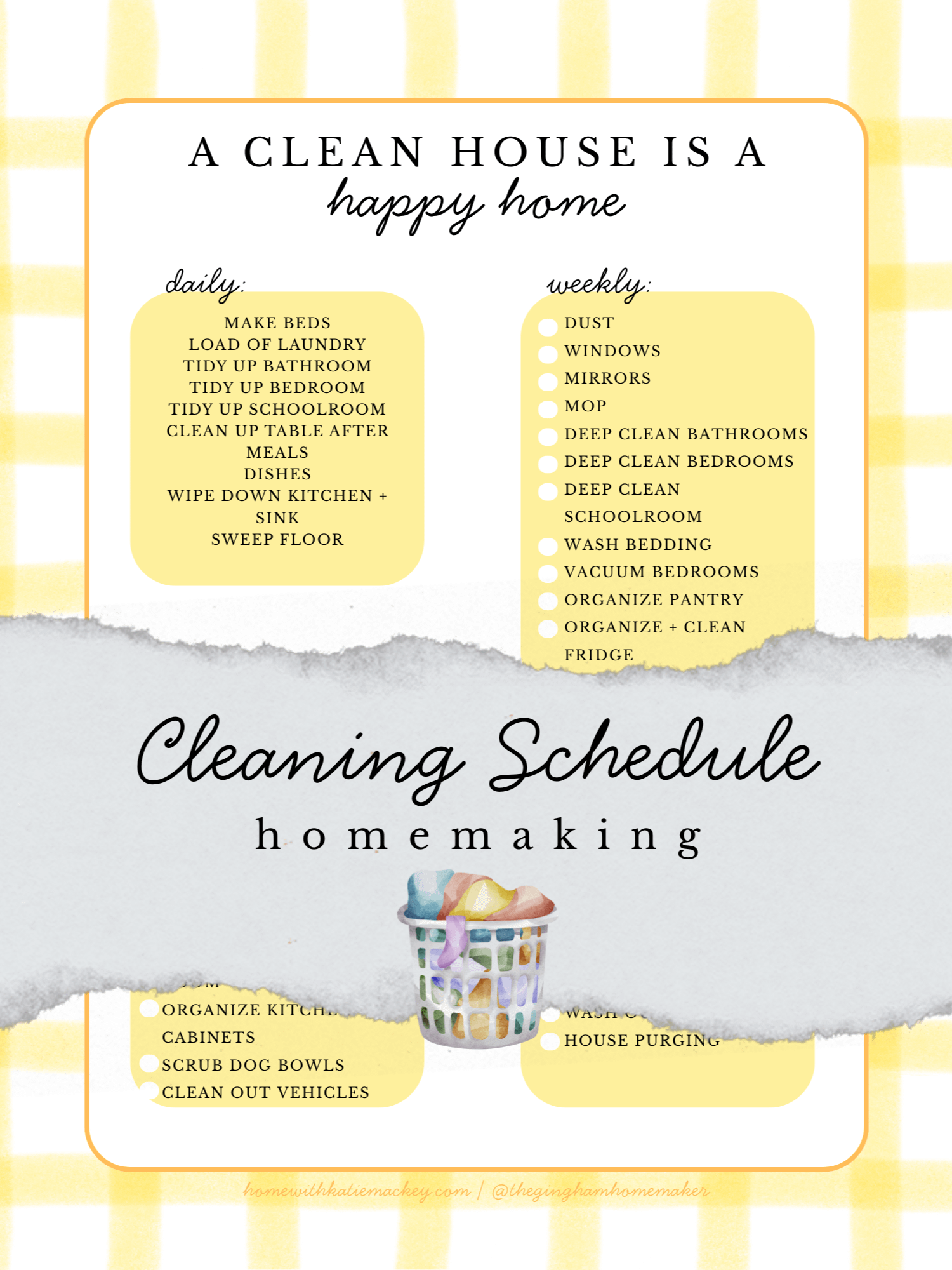 Cleaning Schedule product image (1)