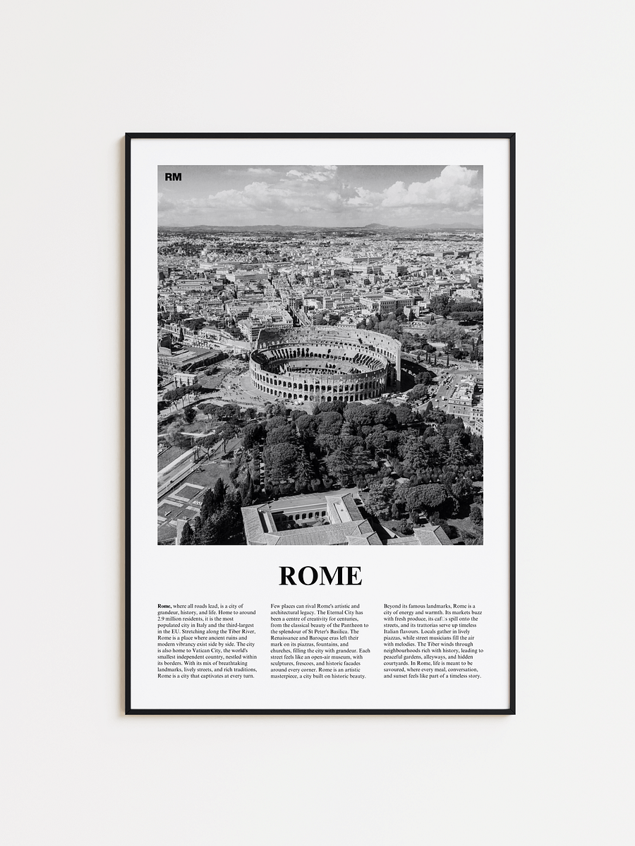 Rome 01 Newspaper Poster product image (1)