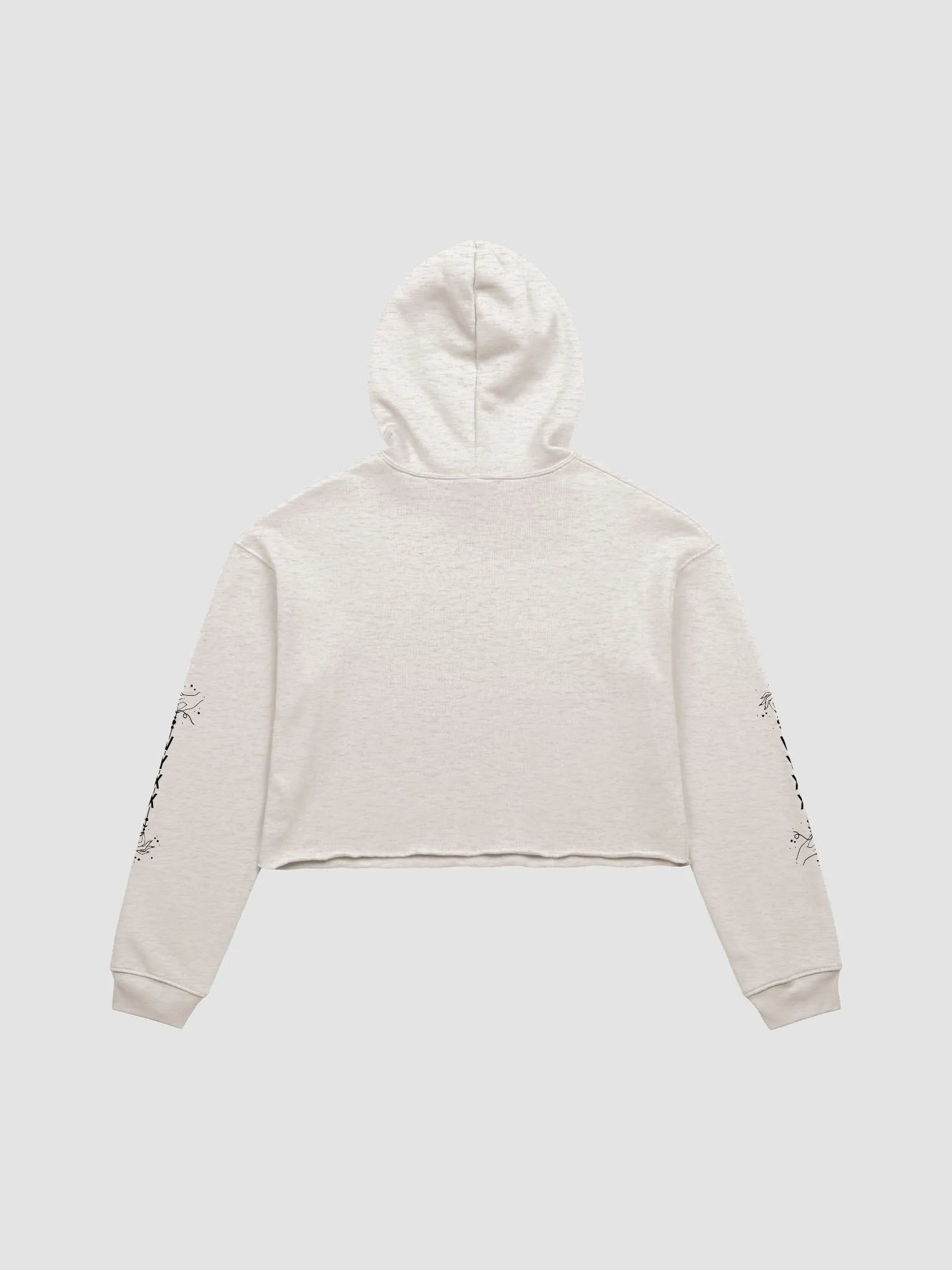 VYXX Cropped Hoodie - Light with Dark Print product image (7)