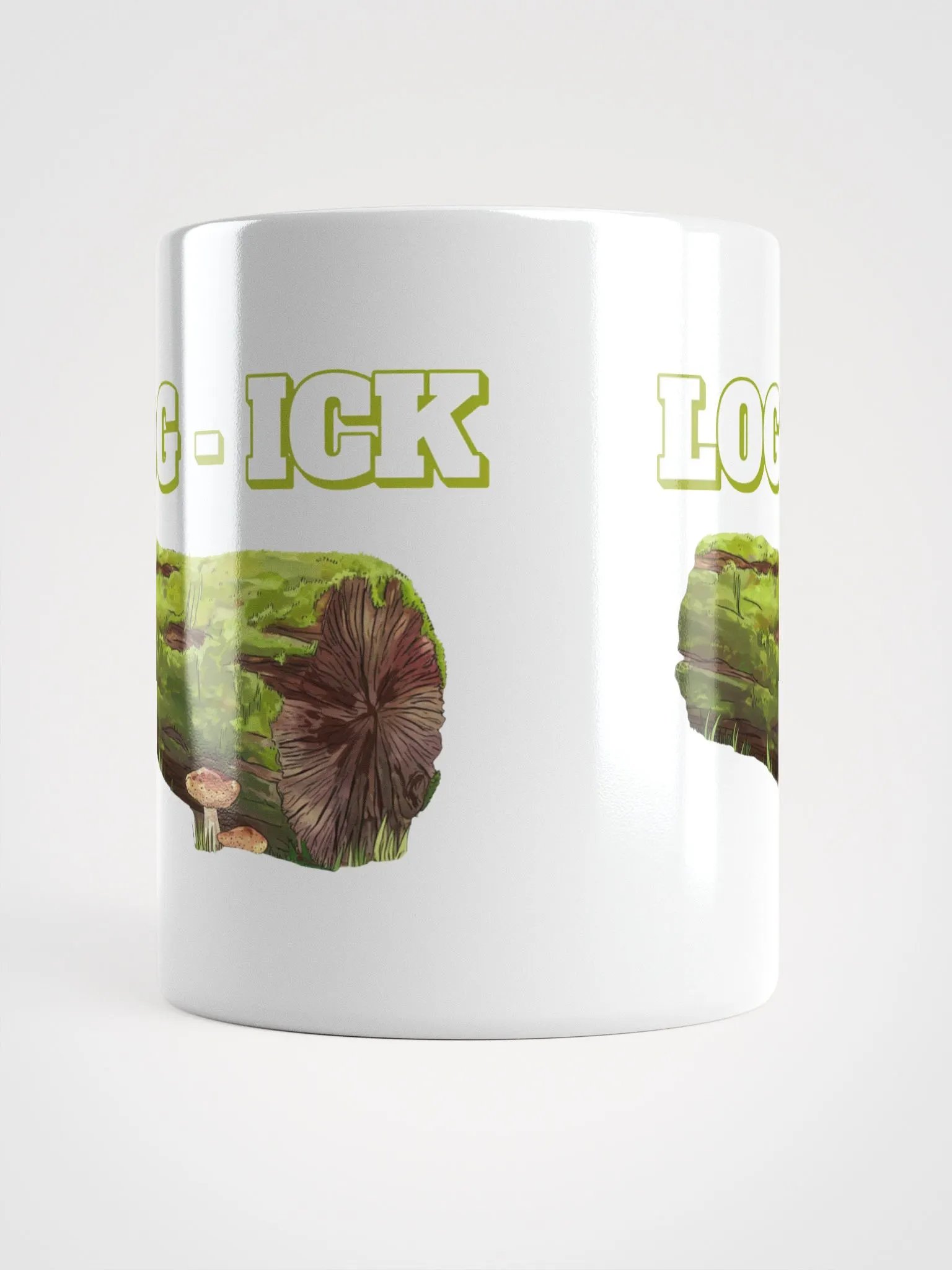 Log - Ick: Funny Play On Words White Coffee Mug product image (15)