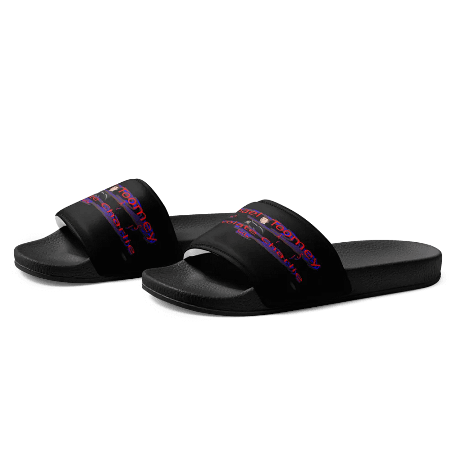 Michael Toomey As Chocolate Charlie 00 - Black Men's Slides product image (6)