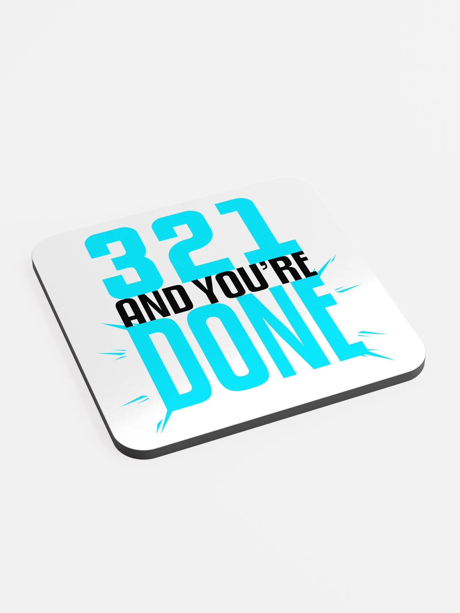 'DONE' Blue Light Coaster product image (2)