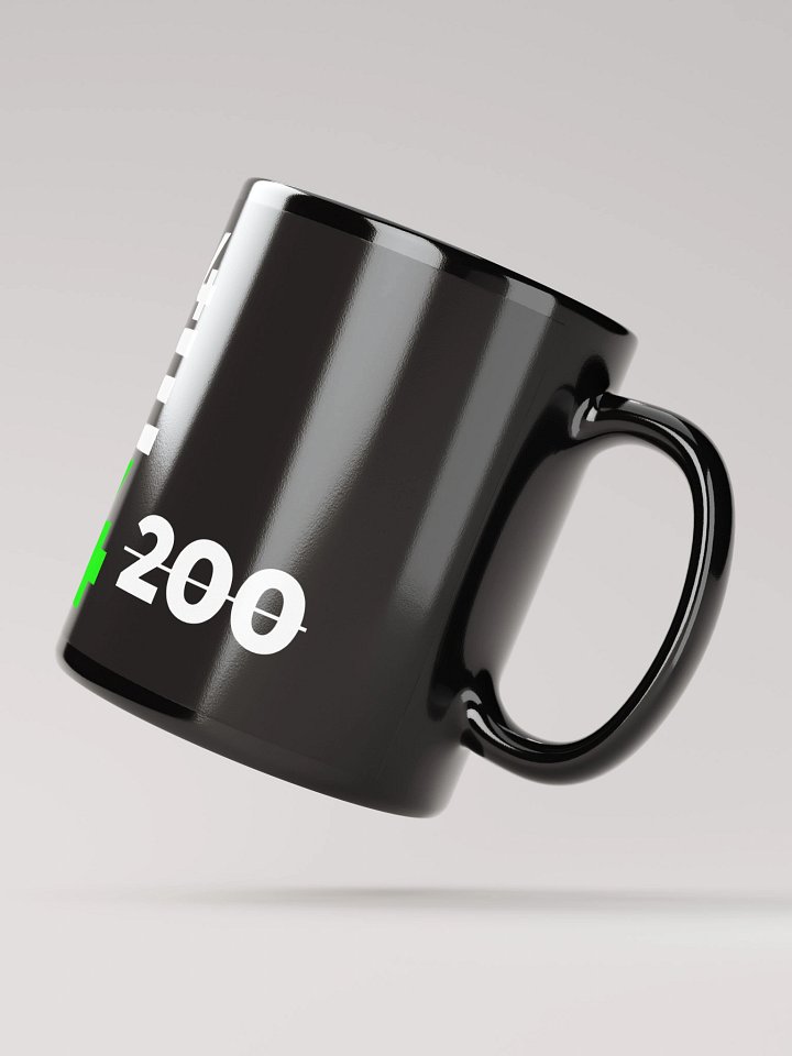 DNB4LIFE Black Glossy Mug product image (3)