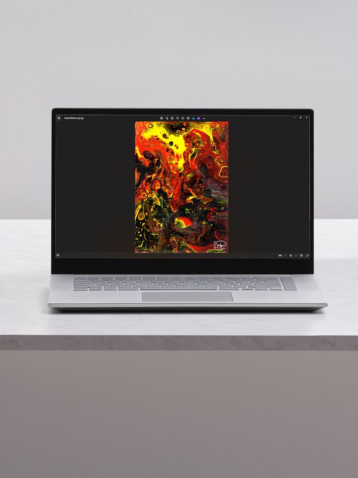 Volcano Fluid Acrylic Digital Download product image (1)
