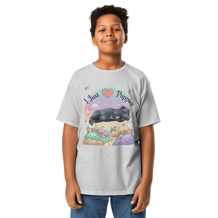 I Just Love Puppies T-Shirt for Kids | Unique Design product image (1)