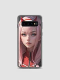 Darling in the Franxx Zero Two Inspired Samsung Galaxy Phone Case - Fits S10 to S24 Series - Strelitzia Design, Durable Protection product image (1)
