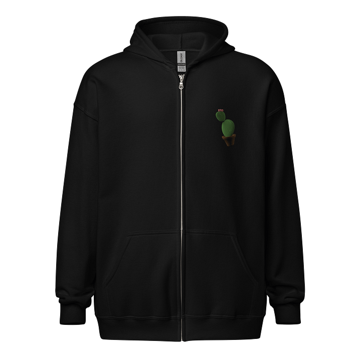 Cactus badge Gildan Unisex Heavy Blend Zip Hoodie product image (1)