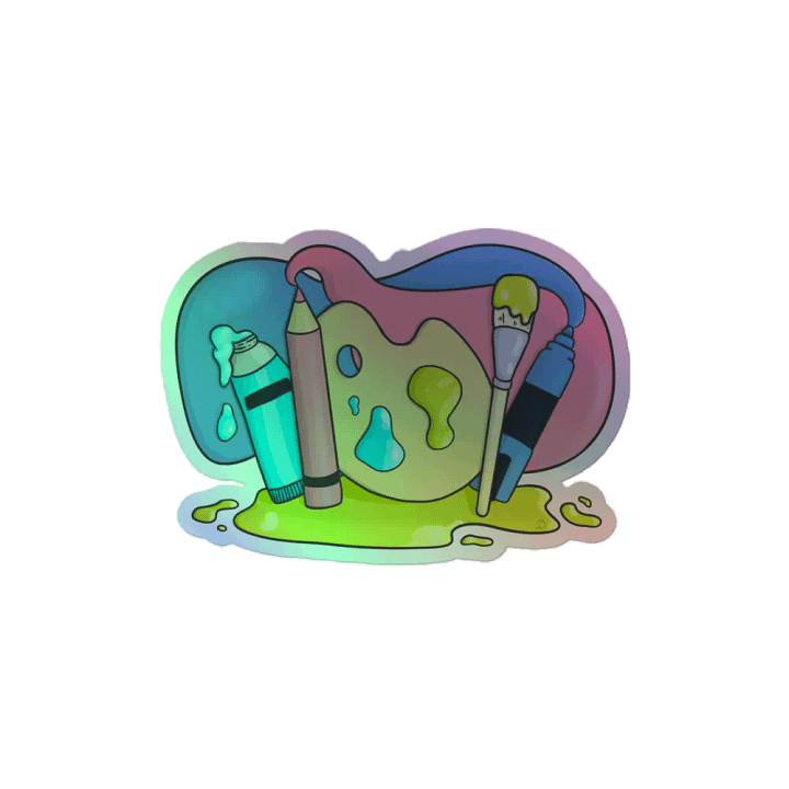 Holographic Artistic Expression Sticker product image (2)