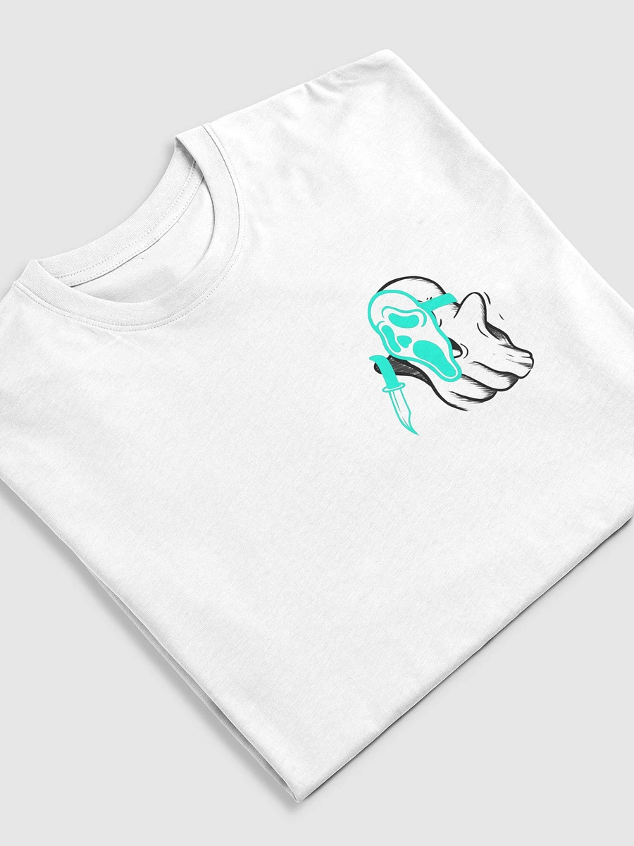 Cyan Scream Gh0stie Tee - White product image (5)