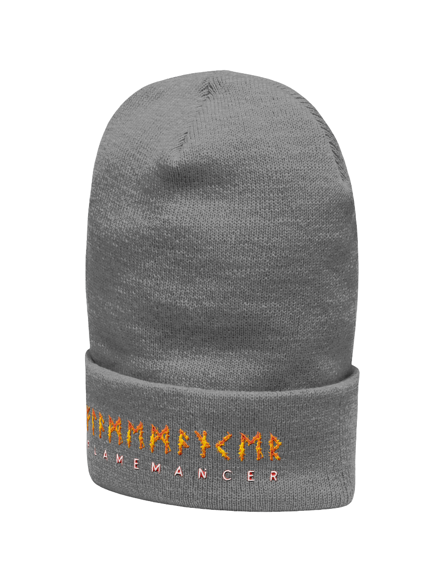 The Flamemancer | Embroidered High Top Beanie | Smoke product image (2)
