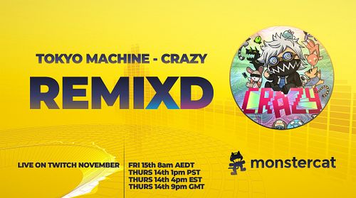 'CRAZY' by @tokyomachine is our next DLC RemiXD song!
Submissions close in 11 days on Wed, November 13th, 2024 3:00 PM AEDT.
...