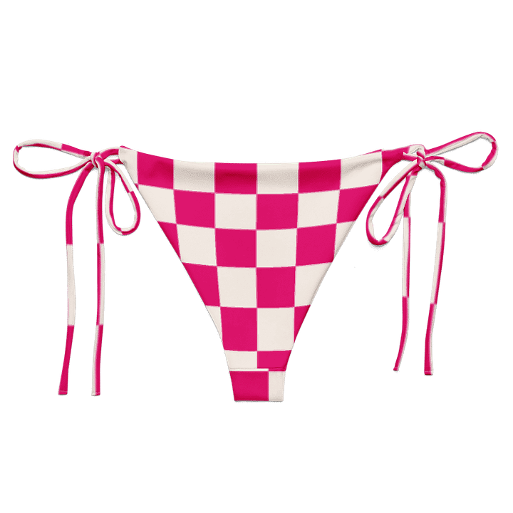 Distorted Checkered Dream Bikini Bottom product image (2)