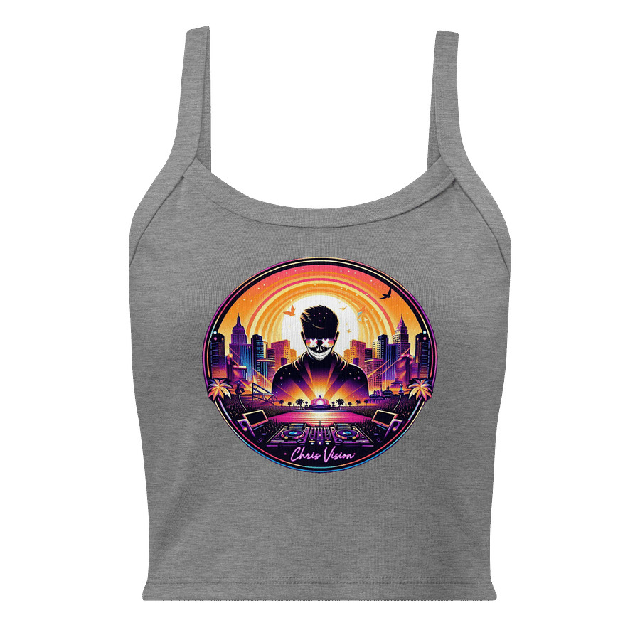 Sunset DJ Silhouette Tank product image (3)