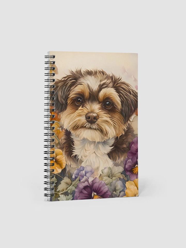 Pansy Dog Spiral Notebook product image (1)