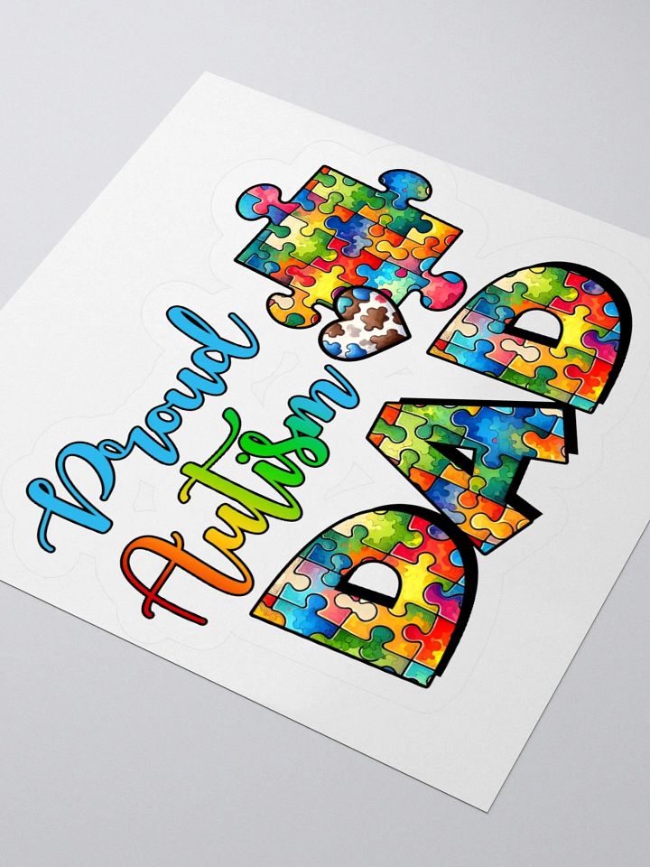 Autism Dad Sticker product image (2)