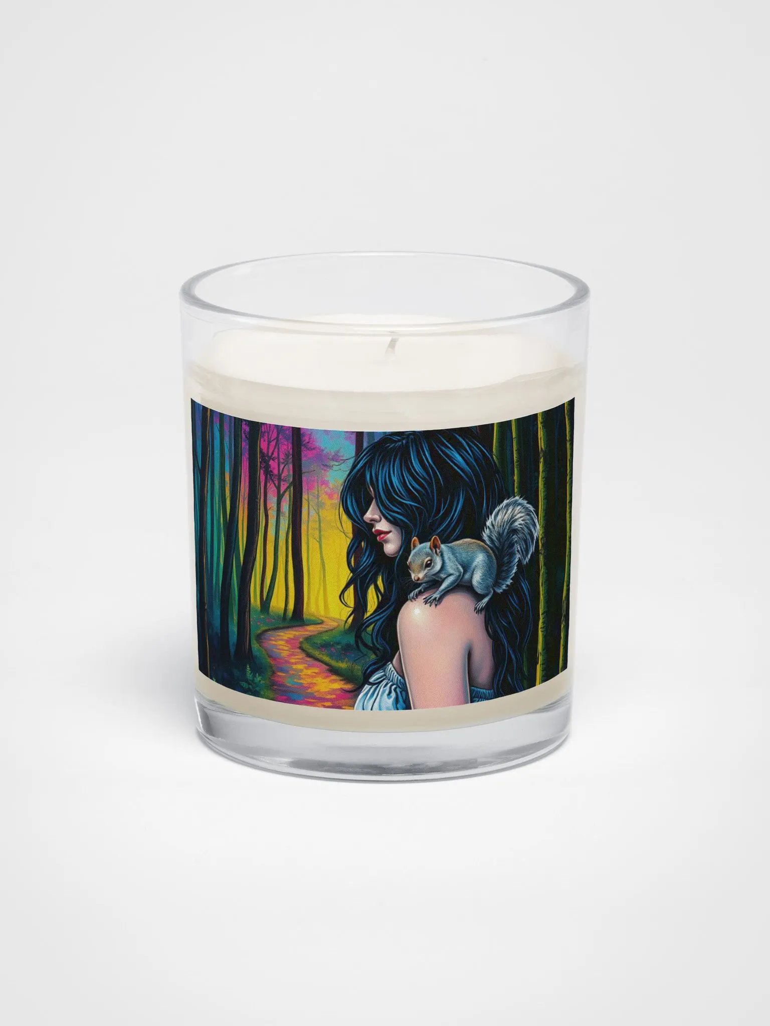 He's a mama'squirrel, Super long and clean burning soy candle, envronmentally friendly product image (1)