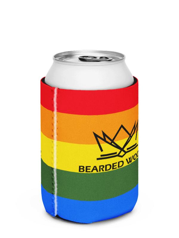 Coozie Can Cooler (Design: Bearded Woodz) Custom Pride product image (3)