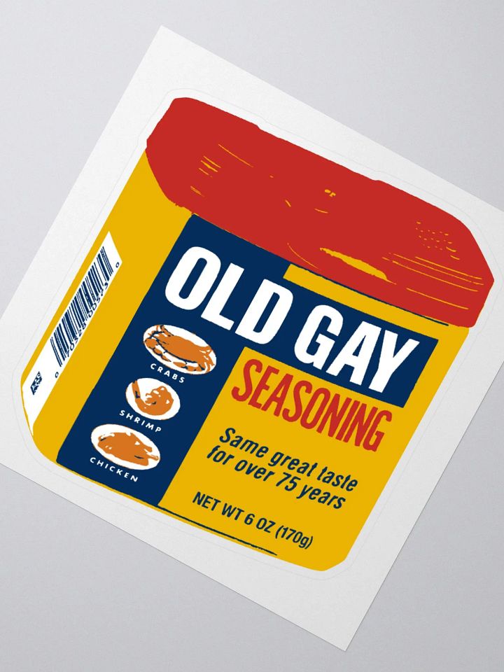 Old Gay Sticker 🦀 product image (2)