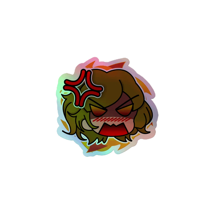 Bika rage holographic Sticker product image (1)