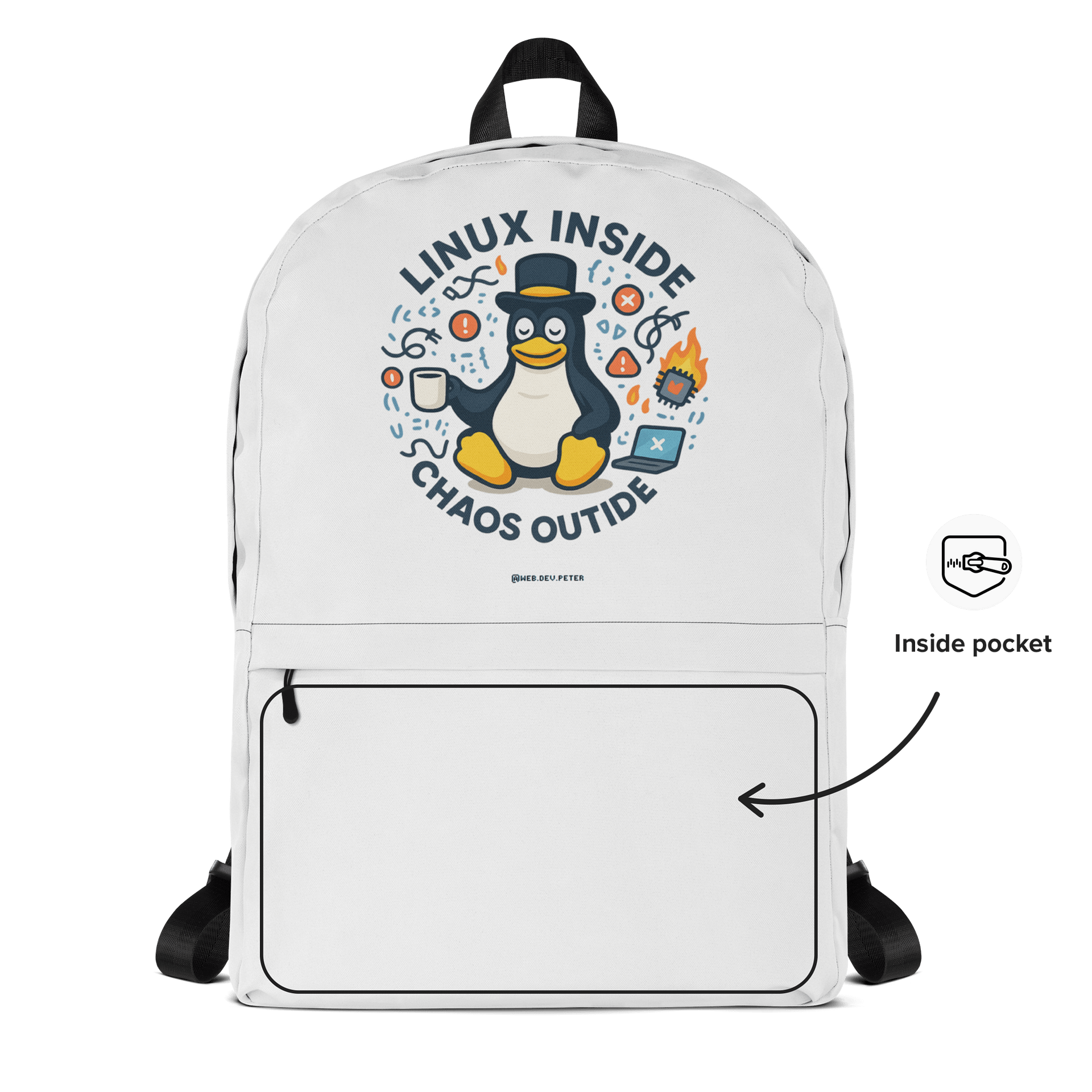 Linux Inside. Coffee Outside. Chaos Everywhere. product image (2)