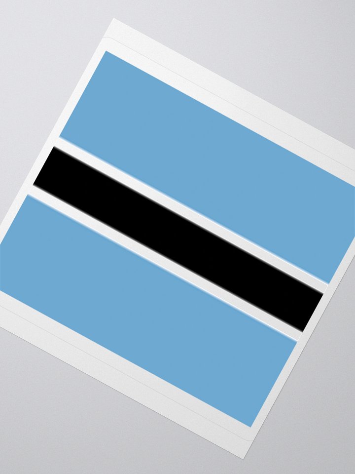 Exclusive Botswana Flag Kiss-Cut Stickers - High-Quality Vinyl, Multiple Sizes product image (4)