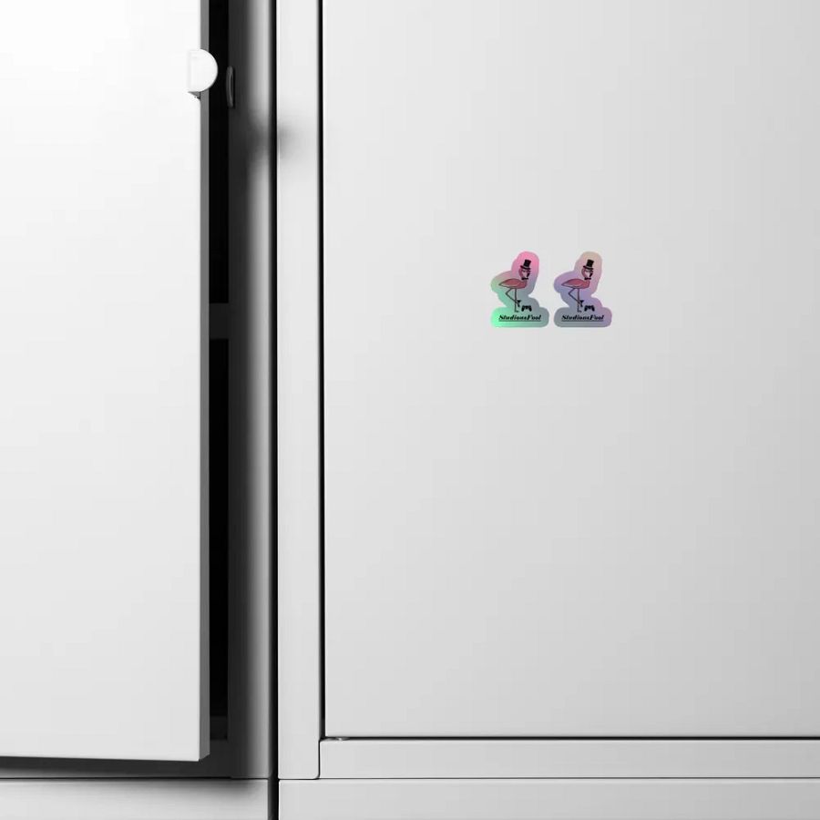 StudiousFool holographic stickers product image (4)