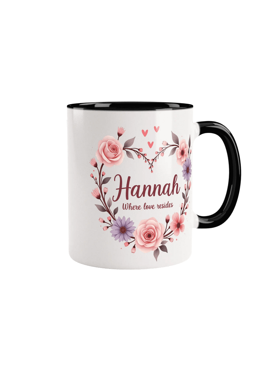 Hannah Mug: Where Love Resides – A Perfect Personalized Gift product image (1)
