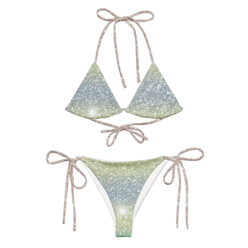 Glitter Unicorn Texture Design String Bikini (1) product image (1)