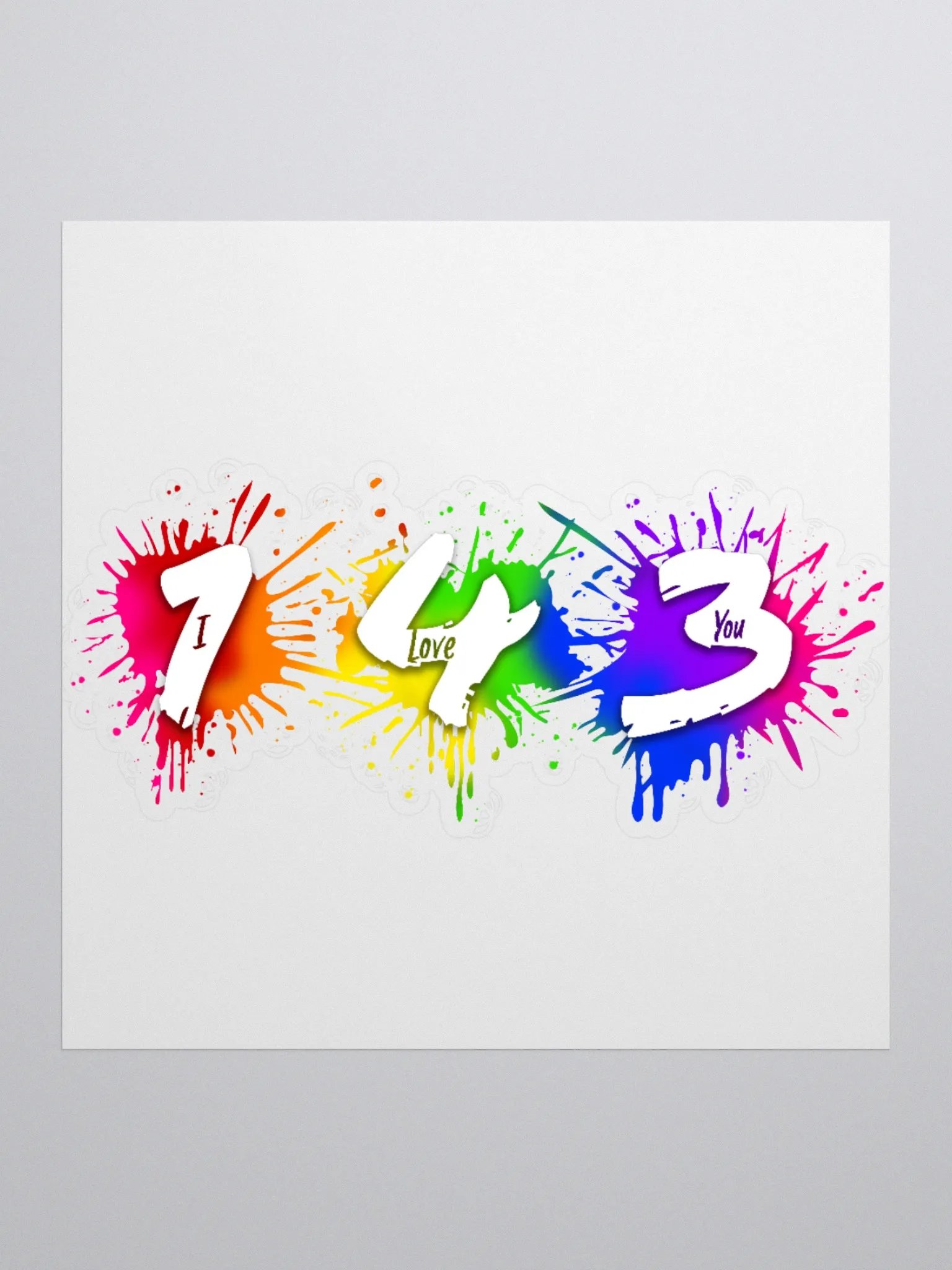 1 4 3 Sticker product image (3)