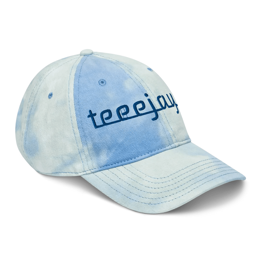 TEEEJAY94 TIE-DYE DAD HAT (SKY BLUE) product image (9)