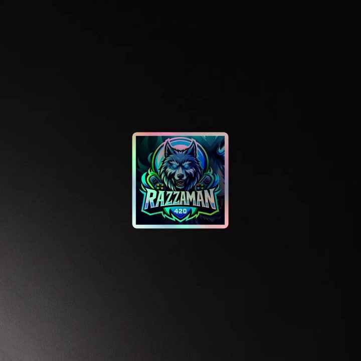 Razzaman420 holographic sticker product image (4)