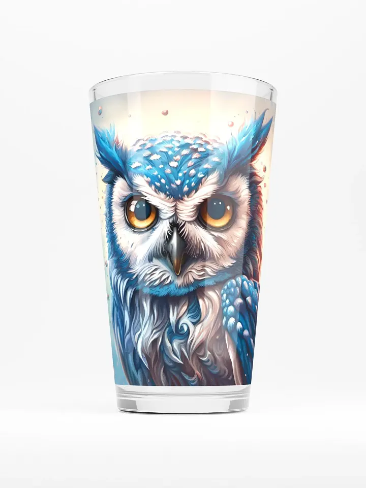 Blue Owl Pint Glass product image (1)