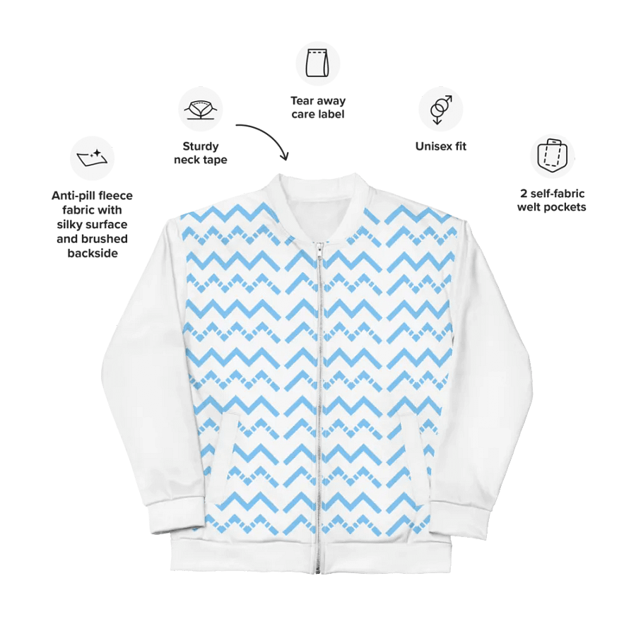 Waves of Expression Bomber Jacket product image (11)