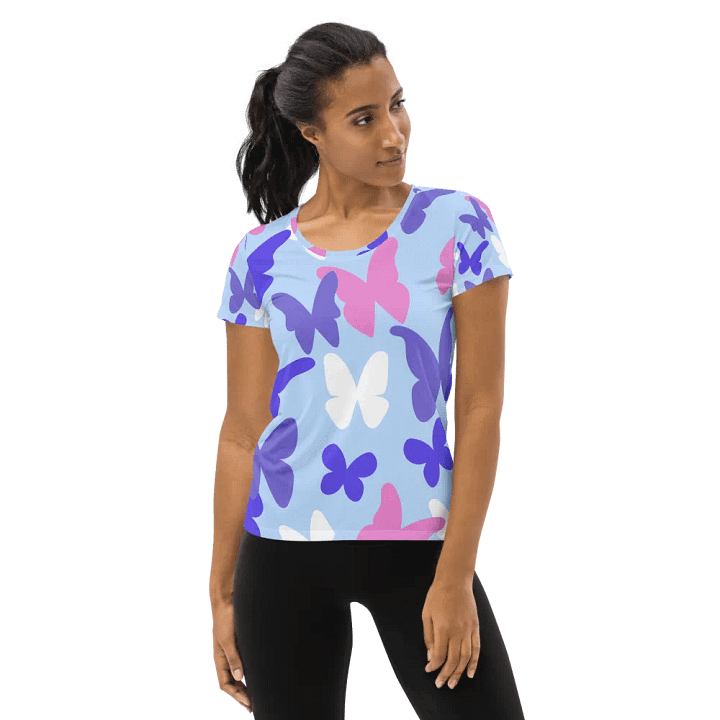 Butterfly Dreams Women's Athletic T-Shirt product image (1)