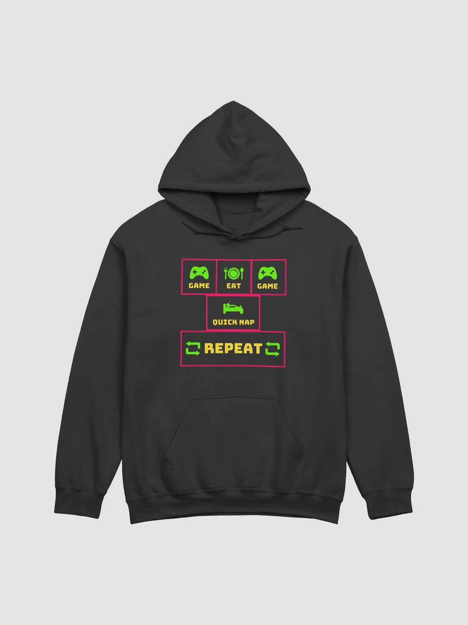 Game, Eat, Game Repeat Hoodie product image (2)