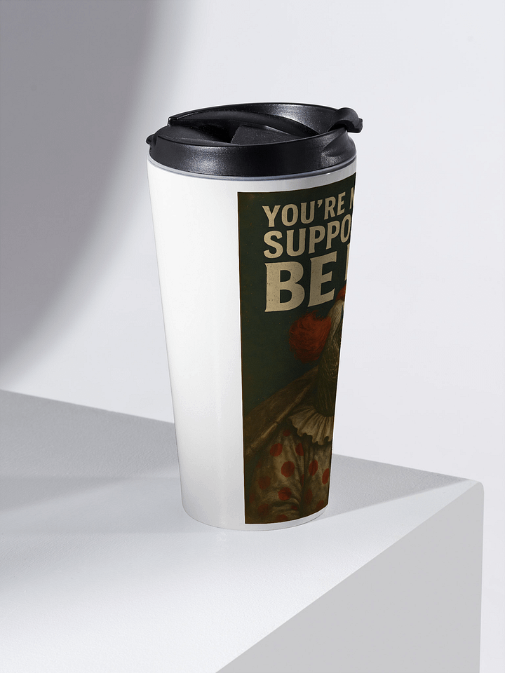 LIMITED EDITION: G.D. Pickups "Clown Turtle" Artwork 15oz Stainless Steel Travel Mug product image (2)