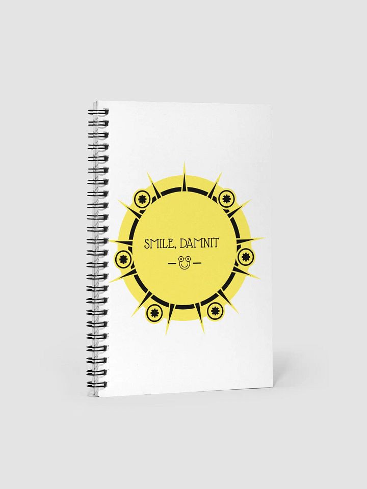 SMILE DAMNIT, Spiral Notebook product image (1)